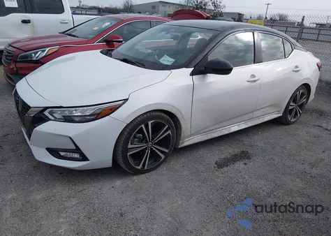 2021 Nissan Sentra Sr Xtronic Cvt z USA, uszkodzony, nr VIN 3N1AB8DV2MY287925